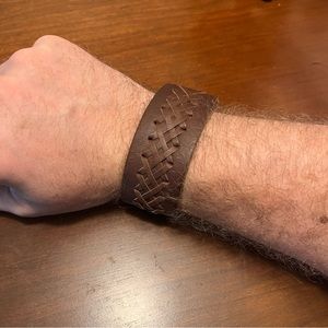 Braided Leather Cuffs